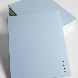 Pastel Blue linijų užrašinė